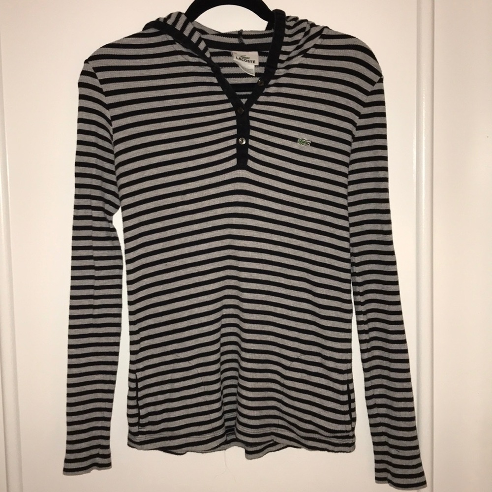 Lacoste women’s waffle hoodie
